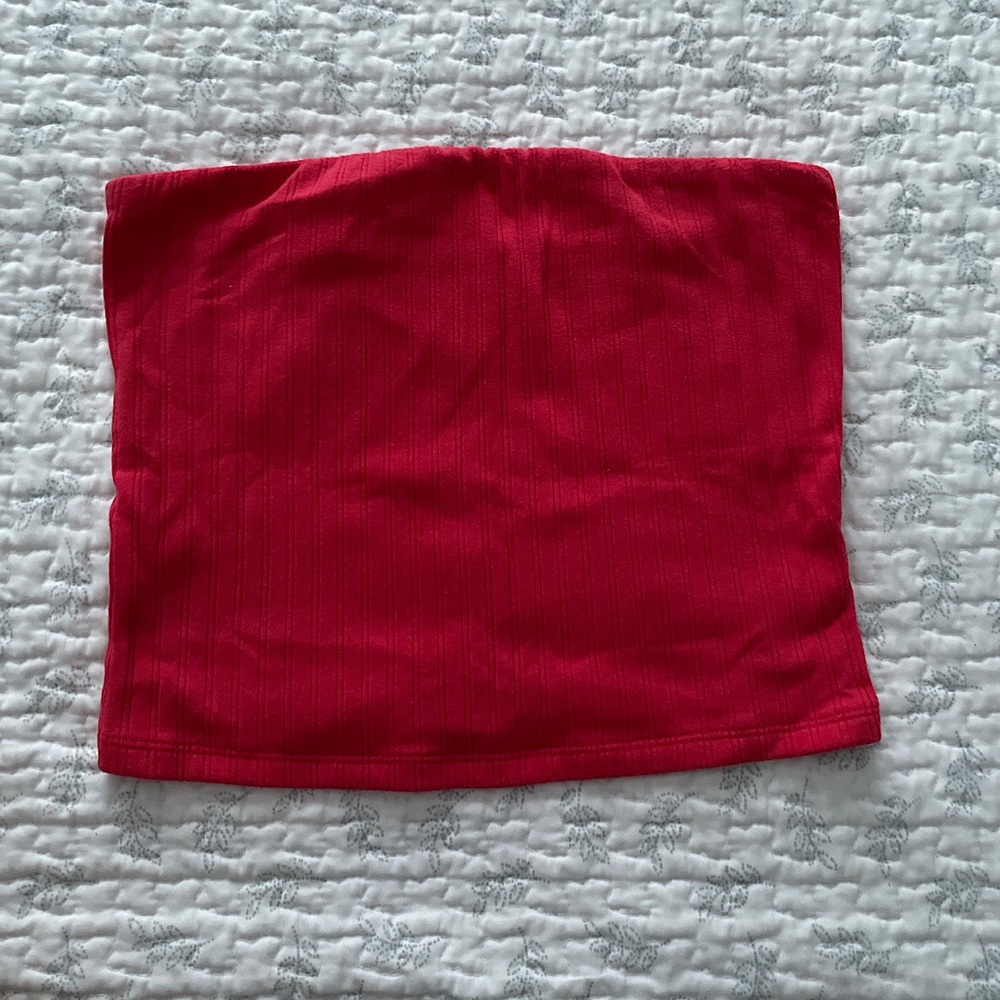American Eagle Red Tube Top